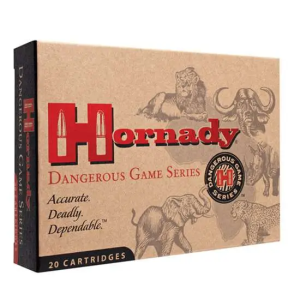 Hornady 82666 Dangerous Game 416 Ruger 400 gr Dangerous Game Solid 20 Bx/ 6 Cs
