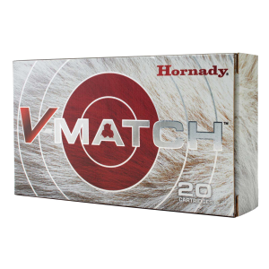 HORNADY V-MATCH 6MM CREEDMOOR 80 GR ELD-VT AMMUNITION 20rd BOX