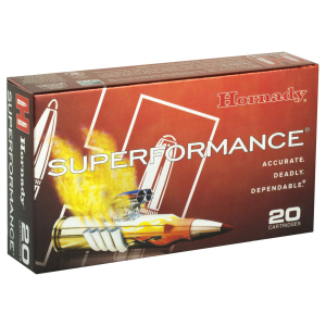 HORNADY 82453 Superformance 444 Marlin 265 Gr Interlock Flat Point 20 Bx/ 10 Cs