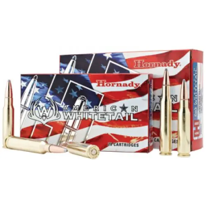 HORNADY 80590 American Whitetail 7mm Rem Mag 154 Gr Interlock Spire Point 20 Bx/ 10 Cs