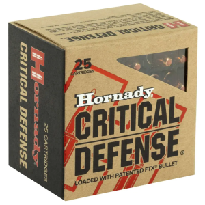 HORNADY 81030 Critical Defense 30 Carbine 110 Gr Flex Tip Expanding 25 Bx/ 10 Cs