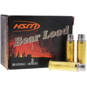 HSM 44M15N20 Bear Load 44 Rem Mag 305 gr Wide Flat Nose (WFN) 20 Bx/ 20 Cs