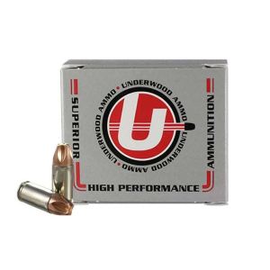 UNDERWOOD Ammo 9mm Luger 90gr. Xtreme Defender 20-pack