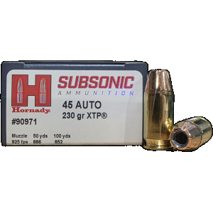 Hornady Subsonic XTP Ammo