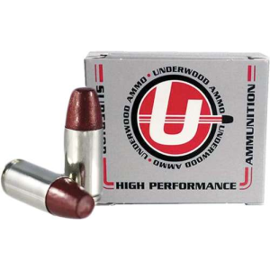 Underwood Hard Cast Flat Nose 20- +P Ammo