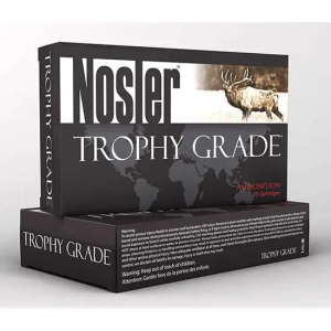 NOSLER 60012 Trophy Grade 257 Wthby Mag 110 Gr Accubond 20 Bx/ 10 Cs