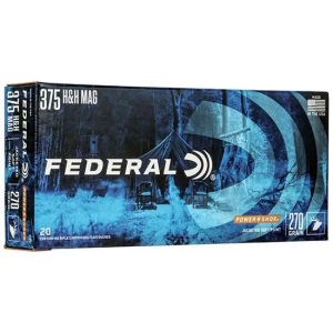 Federal 375A Power-Shok 375 H&H Mag 270 gr Jacketed Soft Point (JSP) 20 Bx/ 10 Cs