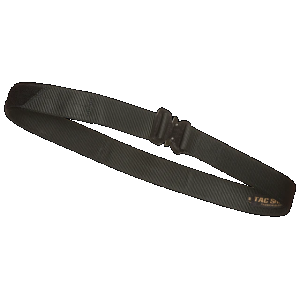 TACSHIELD (MILITARY PROD) T30LGBK Tactical Gun Belt with Cobra Buckle 38-42 Webbing Black Large 1.50 Wide
