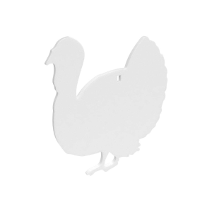 B/C AR500 3/8 SILHOUETTE TURKEY WHT