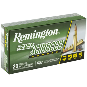 308/7.62x51mm Ammo - Remington Ammo Premier Scirocco Bonded Swift SSB Remington Premier Scirocco Bonded Swift SSB Ammo
