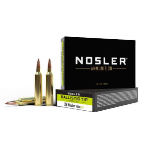NOS Ammo 26 NOS 140gr Ballistic Tip 20rd
