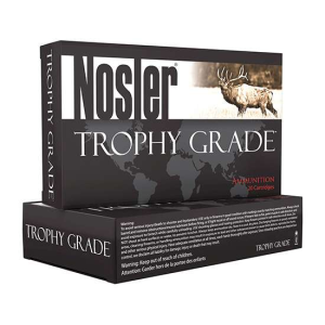 NOSLER 60918 Trophy Grade 22 NOSLER 70 Gr Accubond 20 Bx/ 20 Cs