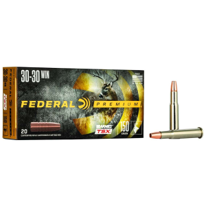 FEDERAL P3030g Premium 30-30 Win 150 Gr Barnes Tsx Lead Free 20 Bx/ 10 Cs