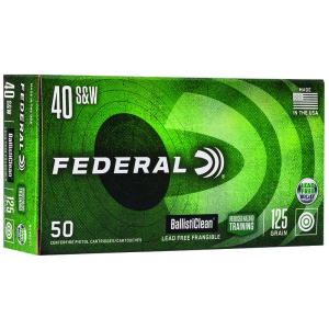 Federal BallistiClean Reduced Hazard Training Lead Free Frangible Ammo