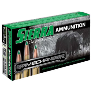 SIERRA A466906 Gamechanger 30-06 Springfield 165 Gr Tipped Gameking 20 Bx/ 10 Cs