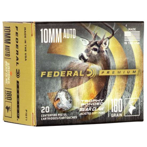 Federal Premium Trophy Bonded Bear Claw TB JSP Ammo