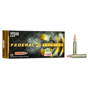 Federal P223S Premium  223 Rem 55 gr Barnes Triple-Shock X 20 Bx/ 10 Cs