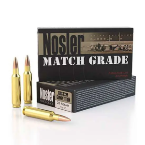 NOSLER 60016 Match Grade 22 NOSLER 77 Gr Custom Competition 20 Bx/ 20 Cs
