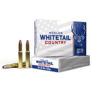 Nosler 40135 Whitetail Country 30-30Win 150gr Spitzer Boat Tail 20 Per Box/10 Case