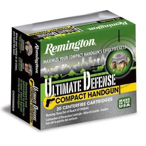 REMINGTON Ammunition Chd45apbn Ultimate Defense 45 Acp 230 Gr Brass Jacket Hollow Point (bjhp) 20 Bx/ 25 Cs