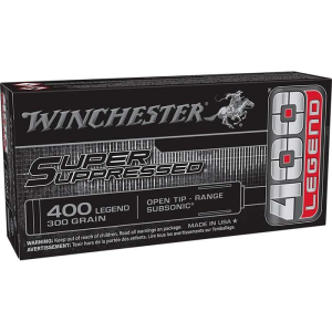 WINCHESTER Super Suppressed 400 Legend 300gr Fmj Ot Ammunition 20rd Box