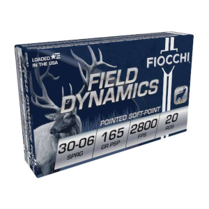 FIOCCHI Amo 30-06 Springfield 165gr Psp 50-rd ( 10 Boxes Per Case )
