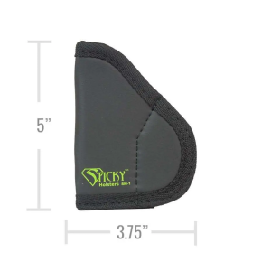 Sticky Holsters Sticky Holsters SM1NAA SM-1  NAA Black Widow Latex Free Synthetic Rubber Black w/Green Logo - $18.52 at BattleHawk Armory