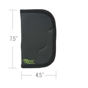 Sticky Holsters Sticky Holsters LG5 LG-5  Lg/Long Revolvers up to 4 Latex Free Synthetic Rubber Black w/Green Logo - $17.99 at BattleHawk Armory