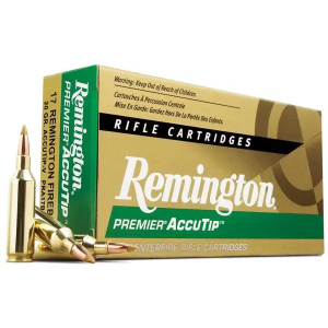 REMINGTON Ammunition Pra223rb Premier Accutip-v 223 Rem 50 Gr Accutip-v Boat Tail 20 Bx/ 10 Cs