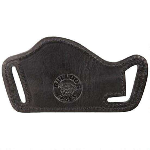 Bulldog MLBRS Molded  Black Leather Belt Small J-Frame Right Hand