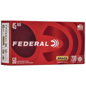 FEDERAL Wm5233 Champion 45 Acp 230 Gr Full Metal Jacket (fmj) 50 Bx/ 20 Cs