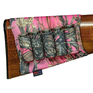 GROVTEC SHOTGUN SHELL HOLDER FOR BUTTSTOCK TRUE TIMBER PINK