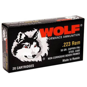 WOLF 223 55gr Fmj 20bx