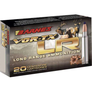 Barnes Bullets 29011 VOR-TX LR Rifle 300 RUM 190 gr LRX Boat Tail 20 Bx/ 10 Cs