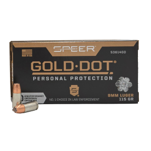 Speer Gold DOT Personal Protection Luger GDHP Ammo