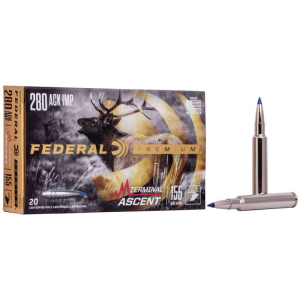 FEDERAL P280a1ta1 Premium 280 Ackley Improved 155 Gr Terminal Ascent 20 Bx/ 10 Cs