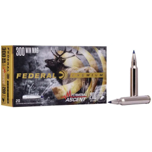 Federal P300WTA1 Premium 300 Win Mag 200 gr Terminal Ascent 20 Bx/ 10 Cs