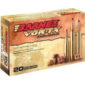 BARNES Bullets 21575 Vor-tx Rifle 338 Win Mag 210 Gr Tipped Tsx Boat Tail 20 Bx/ 10 Cs