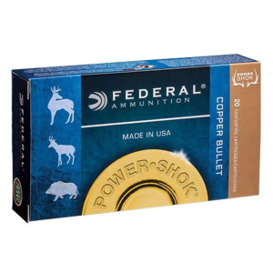 Federal 300WSM180LFA Power-Shok 300 WSM 180 gr Copper Hollow Point 20 Bx/ 10 Cs