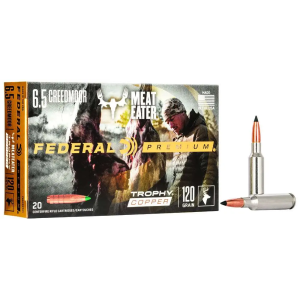 FEDERAL P65crdtc1 Premium 6.5 Creedmoor 120 Gr Trophy Copper (tc) 20 Bx/ 10 Cs