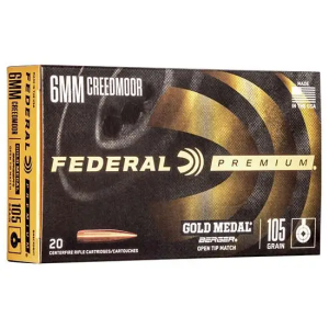 Federal Gold Medal Creedmoor Berger Hybrid Open Tip Match Ammo