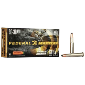 FEDERAL P3030tc1 Premium 30-30 Win 150 Gr Trophy Copper (tc) 20 Bx/ 10 Cs