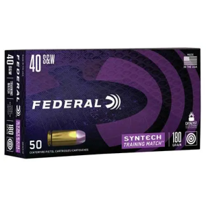 Federal Syntech Training Match Total Jacket Flat Nose TSJFN Ammo