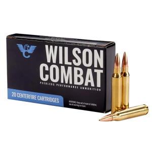 Wilson Combat A22369HPBT 223Rem 69gr Hollow Point Boat Tail Match 20 Per Box/10 Case