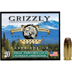 Grizzly Ammo GC4SW1 40S&W 200gr Jacketed Hollow Point 20 Per Box/10 Case