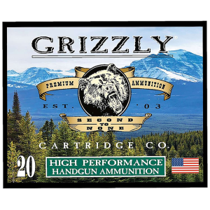 GRIZZLY Ammo Gc38sp+p9 38special+p 148gr Full Metal Jacket Flat Point 20 Per Box/10 Case