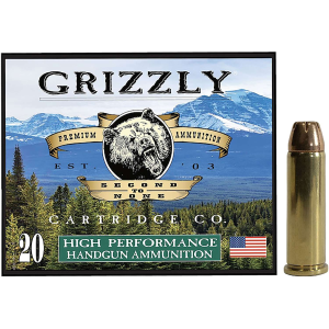 GRIZZLY Ammo Gc38sp3 38special 148gr Jacketed Hollow Point 20 Per Box/10 Case