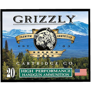 GRIZZLY Ammo Gc38sp9 38special 148gr Full Metal Jacket Flat Point 20 Per Box/10 Case