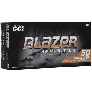 CCI Blazer Brass Amo 9mm 100gr Fmj 50rd Box (20 Box Case)