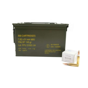 308/7.62x51mm Ammo - Bulk PPU Rangemaster FMJBT Bulk PPU Rangemaster FMJBT Ammo